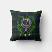 Gunn Scottish Clan Tartan & Crest Kissen (Vorderseite)