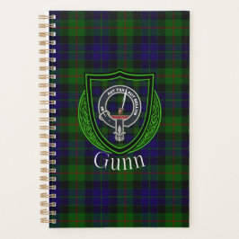 Gunn Scottish Clan Tartan & Crest Planer