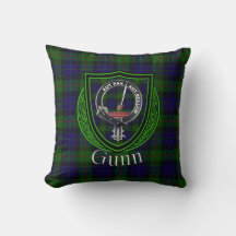 Gunn Scottish Clan Tartan & Wappen
