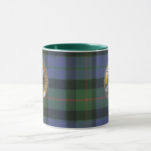 Gunn Tartan & Abzeichen Tasse (Zentrum)