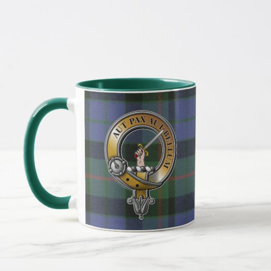 Gunn Tartan & Abzeichen Tasse (Links)