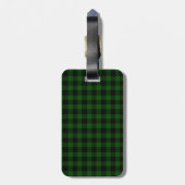 Gunn Tartan Gepäckanhänger (Rückseite vertikal)