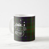 Gunn Tartan Grunge Kaffeetasse (Vorderseite Links)