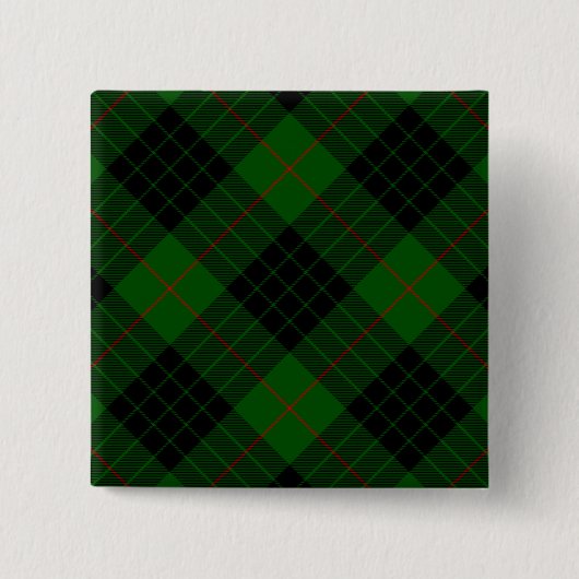 Gunn Tartan kariert Button (Vorderseite)
