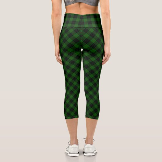Gunn Tartan kariert Capri Leggings (Rückseite)