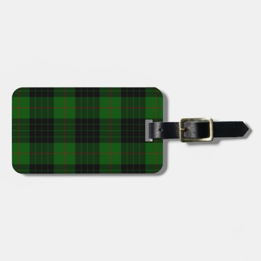 Gunn Tartan kariert Gepäckanhänger (Vorderseite horizontal)