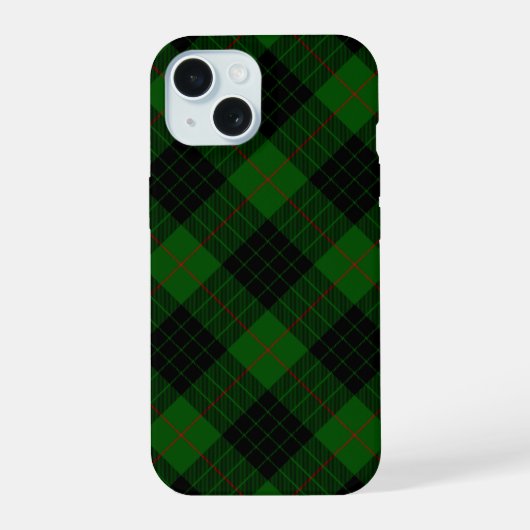 Gunn Tartan kariert iPhone 15 Hülle (Rückseite)