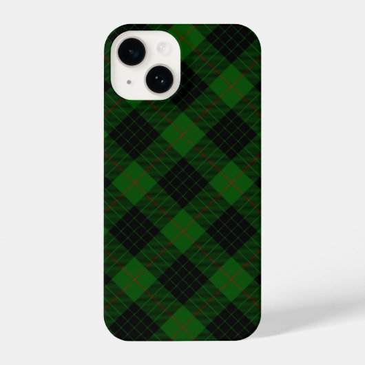 Gunn Tartan kariert iPhone Hülle (Rückseite)