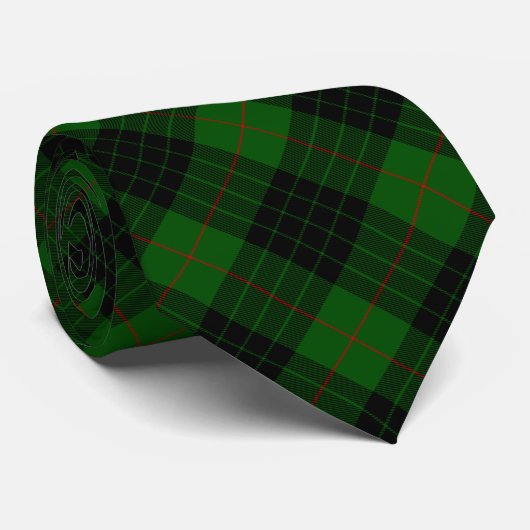 Gunn Tartan kariert Krawatte (Gerollt)