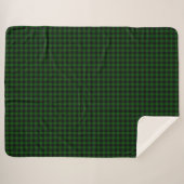Gunn Tartan kariert Sherpadecke (Vorderseite (Horizontal))