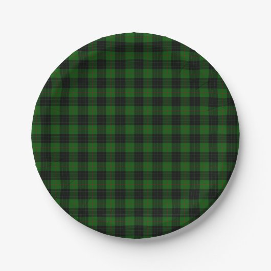 Gunn Tartan Pappteller (Vorderseite)