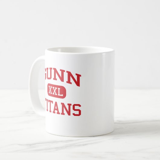 Gunn - Titanen - Highschool - Palo Alto Kaffeetasse (Vorderseite Links)