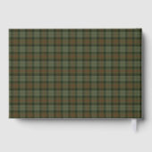 Gunn Weathered Original Scottish Tartan Gästebuch (Rückseite)