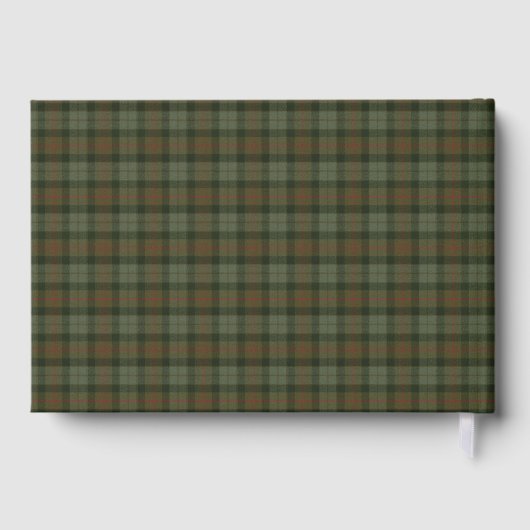 Gunn Weathered Original Scottish Tartan Gästebuch (Rückseite)