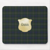 Gunn Weathered Original Scottish Tartan Mousepad (Vorne)