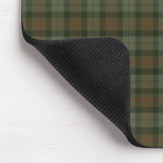 Gunn Weathered Original Scottish Tartan Mousepad (Ecke)