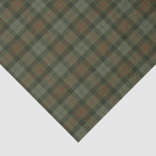 Gunn Weathered Original Scottish Tartan Seidenpapier (Ausschnitt)