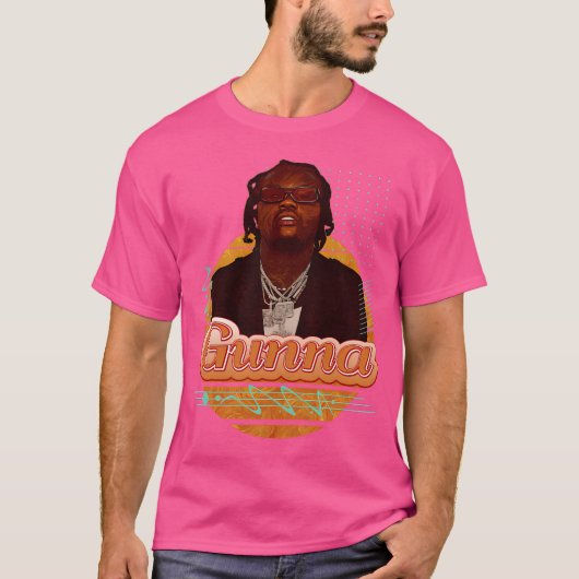 Gunna Retro Art T-Shirt (Vorderseite)