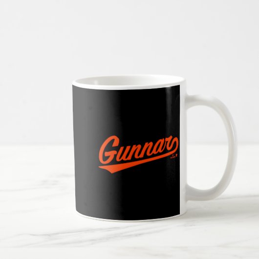 Gunnar Henderson Baltimore Text Baltimore Baseball Kaffeetasse (Rechts)