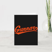 Gunnar Henderson Baltimore Text Baltimore Baseball Karte (Vorderseite)