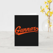 Gunnar Henderson Baltimore Text Baltimore Baseball Karte (Gelbe Blume)