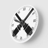 Gunners Abzeichen Runde Wanduhr (Winkel)