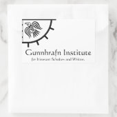 Gunnhrafn-Institut Sticker (Tasche)