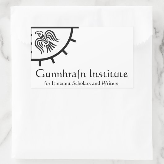 Gunnhrafn-Institut Sticker (Tasche)