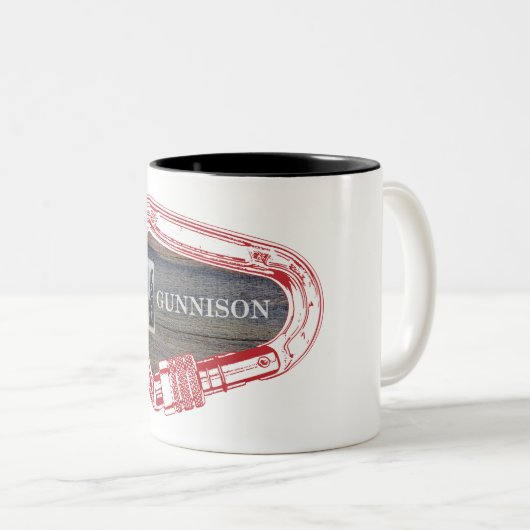Gunnison Climbing Carabiner Zweifarbige Tasse (VorderseiteRechts)