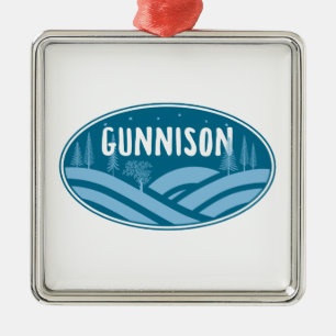 Gunnison Colorado Außenbereich Ornament Aus Metall