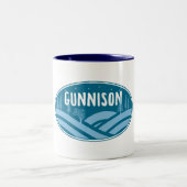 Gunnison Colorado Außenbereich Zweifarbige Tasse (Mittel)