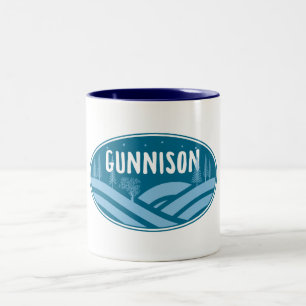 Gunnison Colorado Außenbereich Zweifarbige Tasse