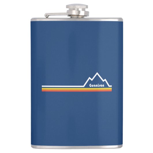 Gunnison, Colorado Flachmann (Vorderseite)