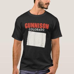 Gunnison Colorado USA Staat America Travel Colorad T-Shirt
