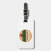 Gunnison National Forest Gepäckanhänger (Vorderseite vertikal)