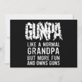 GUNPA wie ein normaler Großvater, aber mehr Spaß u Einladung (Vorderseite)