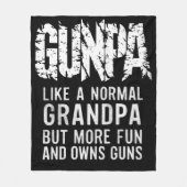 GUNPA wie ein normaler Großvater, aber mehr Spaß u Fleecedecke (Vorderseite)