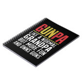 Gunpa wie ein normaler Großvater, aber mehr Spaß u Notizblock (Linke Seite)