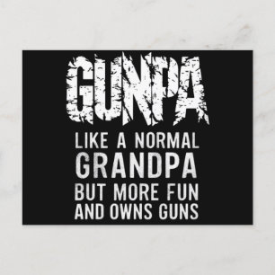 GUNPA wie ein normaler Großvater, aber mehr Spaß u Postkarte