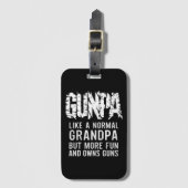 GUNPA Wie ein normaler Opa, aber lustiger und besi Gepäckanhänger (Vorderseite Vertikal)