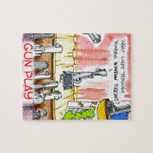 GunPlay Funny Cartoon Puzzle (Horizontal)