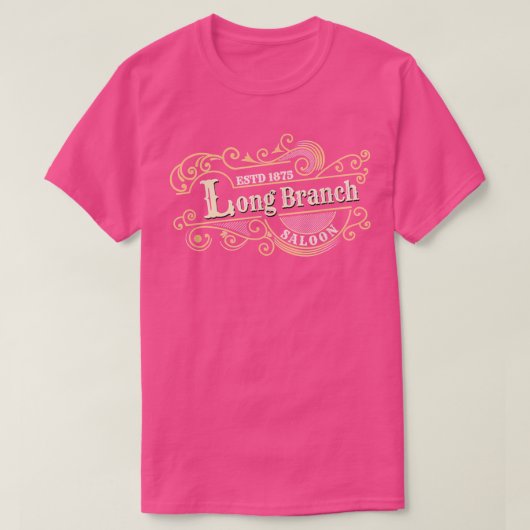 Gunrauch Long Branch Saloon Cowboy Trigun mit Fa T-Shirt (Design vorne)