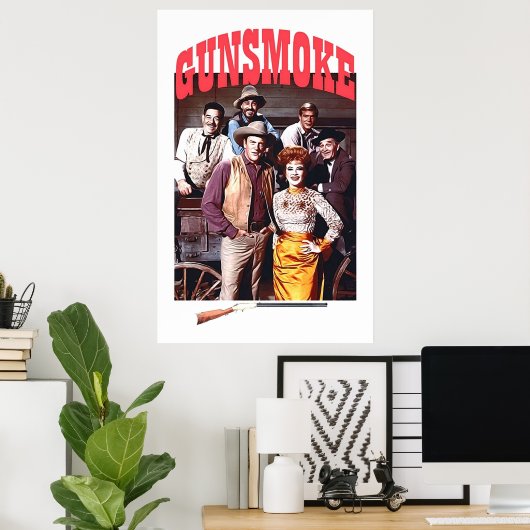 Gunraumatte Dillon und Kitty Doc und Fes Poster (Heimbüro)