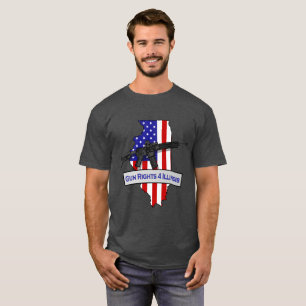 GunRights4Illinois Logo'd T-Shirt