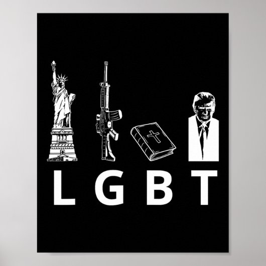 Guns Bible Trump Poster (Vorne)