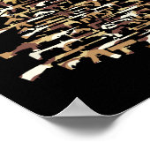 Guns Christmas Tree - Camo Print Xmas Gift For Gun Poster (Ecke)