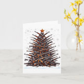Guns Christmas Tree Funny Men Xmas 2024 For Gun Lo Karte (Gelbe Blume)
