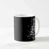 Guns Christmas Tree Xmas For Men Military Kaffeetasse (VorderseiteRechts)