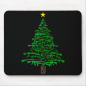 Guns Christmas Tree - Xmas Gift For Guns Lover Mousepad (Vorne)