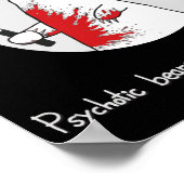 Guns Dont Kill People Bears With Machetes Do Poster (Ecke)